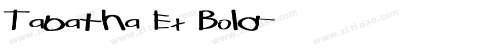 Tabatha Ex Bold字体转换